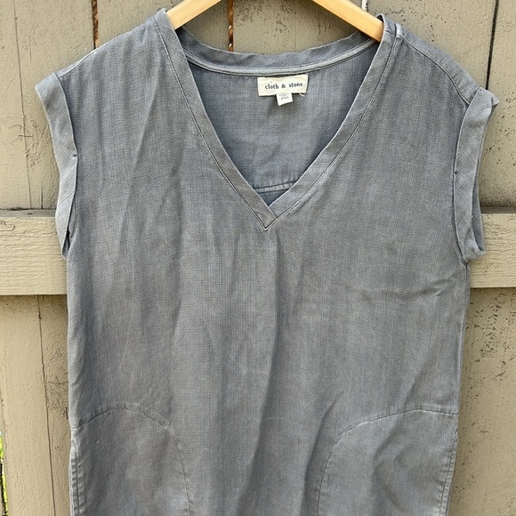 Anthropologie Cloth & Stone Dress With Pockets  Dress XS - Picture 3 of 5